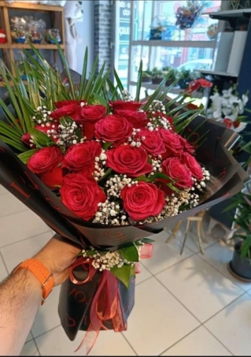 Kırmızı gül buketi 